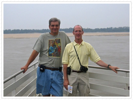 Charlie & John at the Mississippi, Tunica, MS